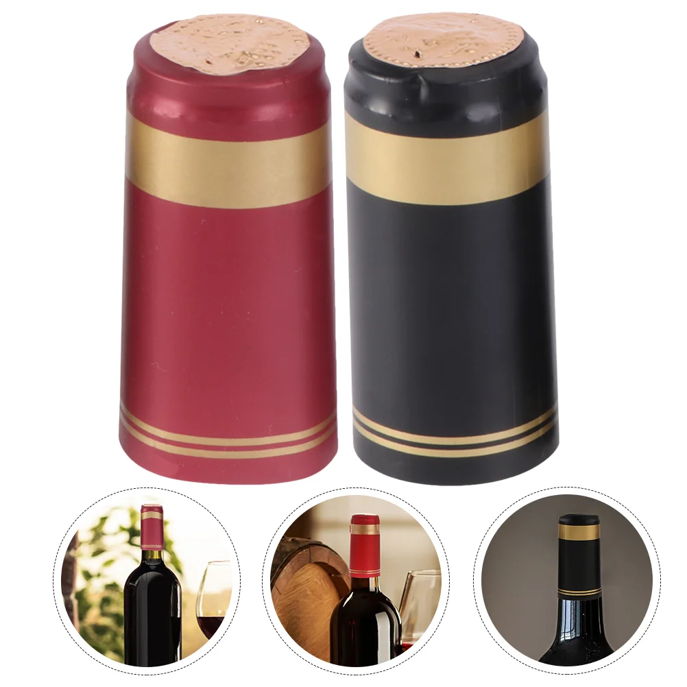 

Shrinkbottle Heatcapssleeves Stopper Bottles Wrap Bistro Covers Pvc Accessorieswraps Supplies Corks Sealing Gifts Home Cap