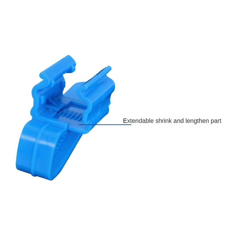 Держатель для аквариума с рыбой прямой регулируемый пластиковый зажим трубки