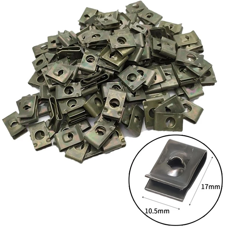 

10/20/30/40 шт., U-образный зажим для автомобильного винта
