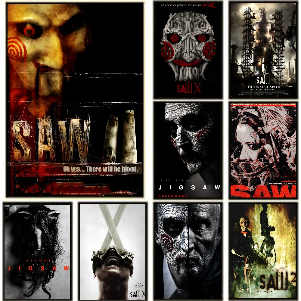 1 шт. постер с фильмом ужасов печать на бумаге домашняя гостиная спальня вход бар