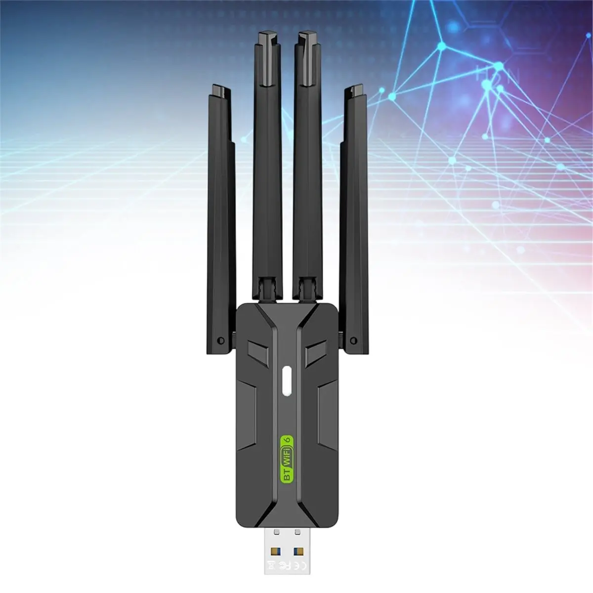 Фото (good38M) Беспроводной USB-адаптер AX900 WiFi6, 900 Мбит/с, двухдиапазонный (2.4/5 ГГц), с поддержкой BT5.4 для WIN10 WIN11 №4