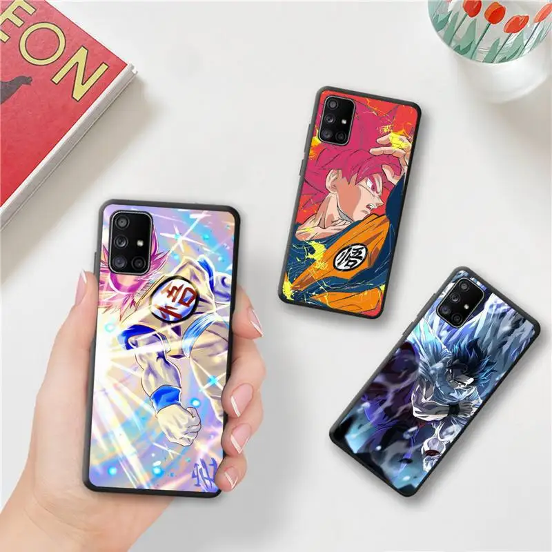 

Anime Dragon Ball Z GOKU Phone Case For Samsung Galaxy A03S A52 A13 A53 A73 A72 A12 A31 A81 A30 A32 A50 A80 A71 A51 5G