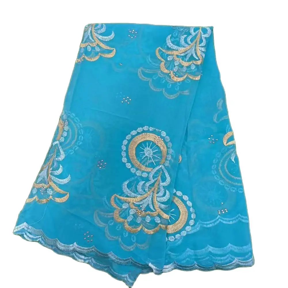 Latest African Muslin Islamic Hijab Dubai Embroidery Scarf kashkha dubai scarf muslim african shawls cotton good quality designs