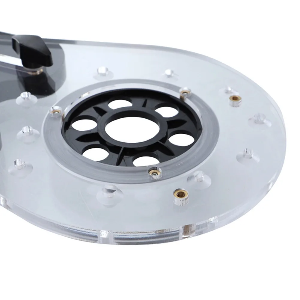 

Круглый режущий зажим для акрила, деревообработки, фрезерный станок, направляющая рельсовая база для кромкорезки, поверхностного фрезеров...