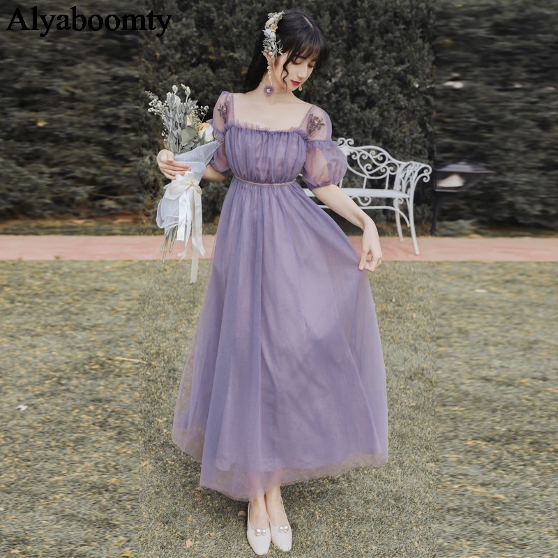 Летнее женское длинное романтичное платье макси с вырезом-лодочкой высокой