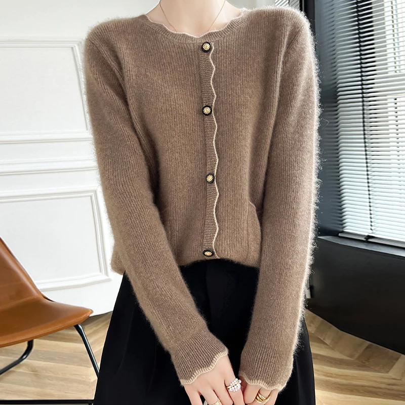 Новый кашемировый свитер женский на осень и зиму Толстый Пуловер из 100%