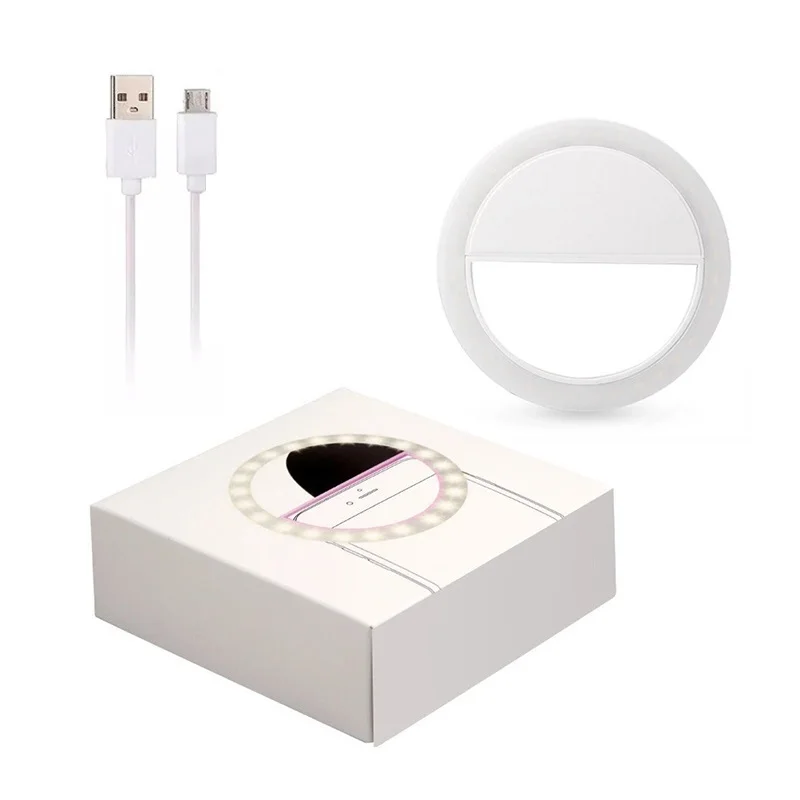 

Миниатюрный светодиодный светильник с таймером для стриминга красоты, лампа кольцевая портативная С ВНЕШНЕЙ ПОДСВЕТКОЙ и зарядкой через USB...