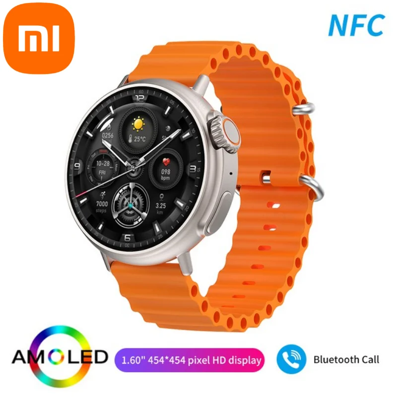 

Xiaomi New Smart Watch Men AMOLED Ultra Series Bluetooth Call Waterproof Voice Assistant Smartwatch for Huawei PK GT2 GT3 PRO