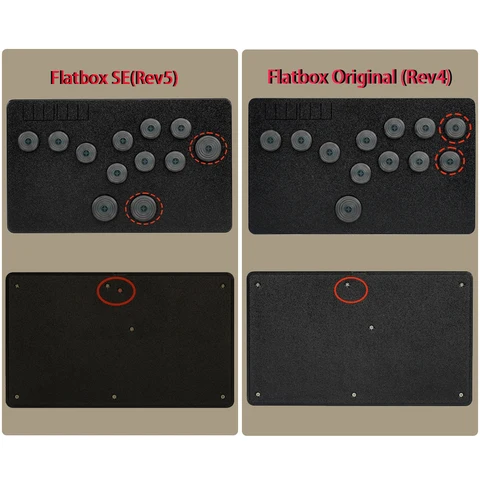 Flatbox Rev5 аркадный контроллер для ПК, мини-контроллер Hitbox для PS4/PS3/Steam/mr/Nintendo Switch