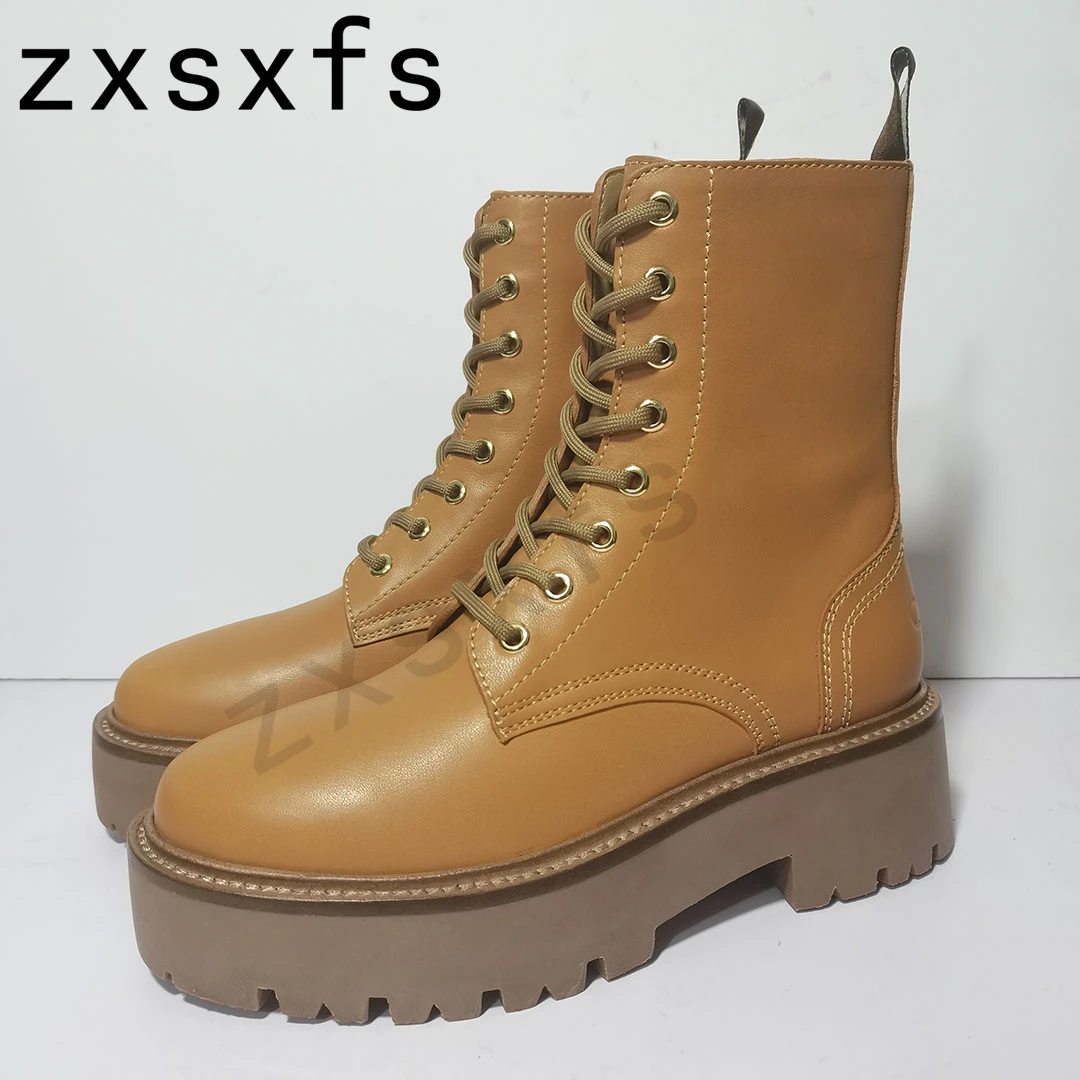 Популярные Подиумные ботильоны на толстой подошве для женщин