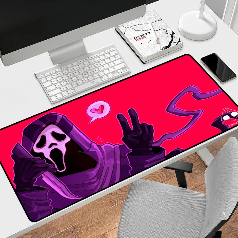 

Gaming Accessories Xxl Mouse Pad Ghost Large Mats Desk Protector Pads Keyboard Pc Gamer Mousepad Mat Mause Mice Keyboards Office