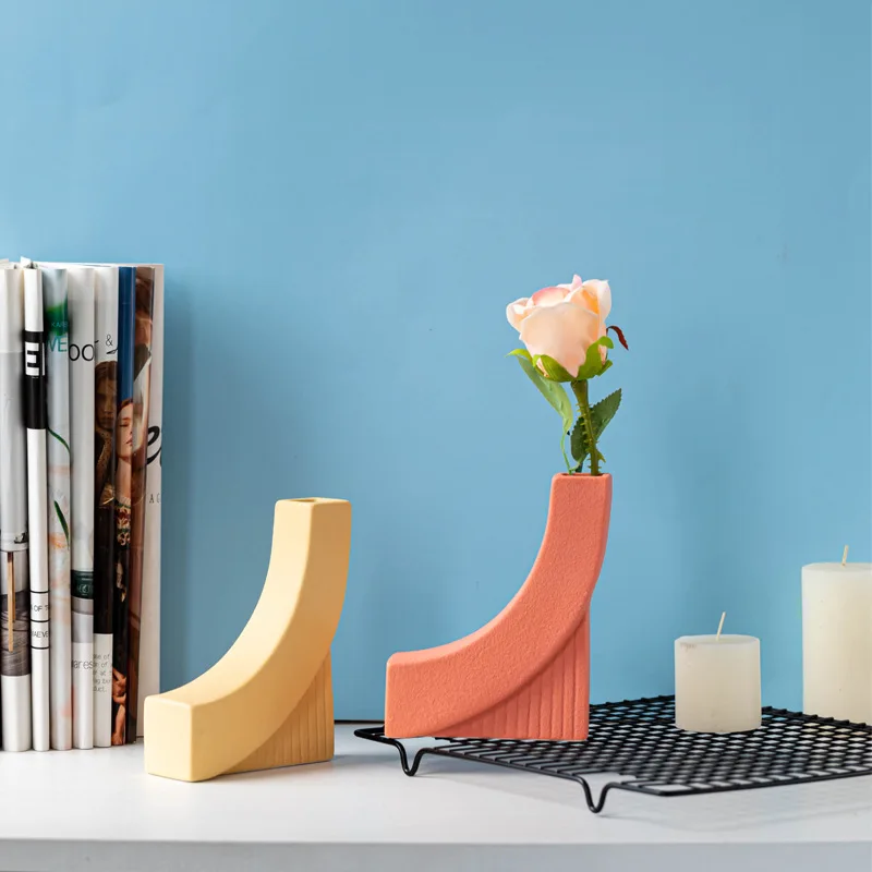 Ваза в скандинавском стиле домашний декор керамические вазы украшения