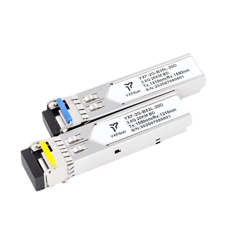 

Новинка, оптический волоконный Трансивер WDM SFP 2,5G SFP, 2,5 нм, нм, 20 км