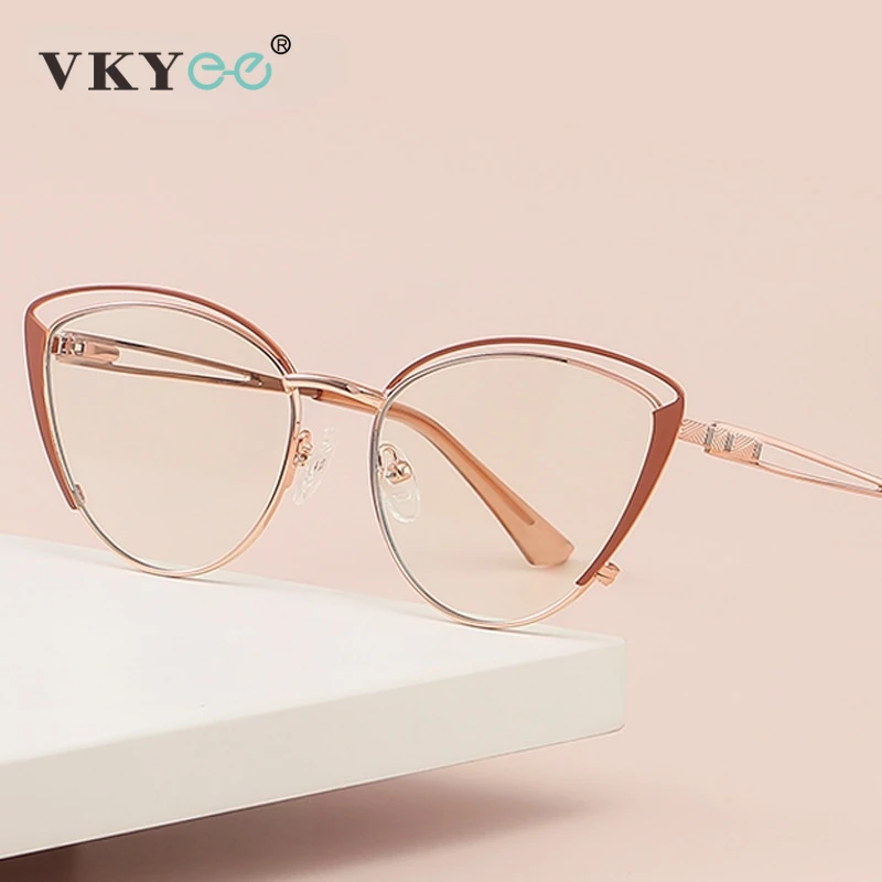 

VICKY New Anti Blue Light Glasses Women Fashion Decorative Glasses Trend Prescription Glasses Simple Optical Eyewear Women WH542