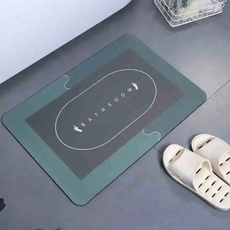 

Non slip floor mats, bathroom coral velvet, stepping on kitchen carpets, door mats GREY