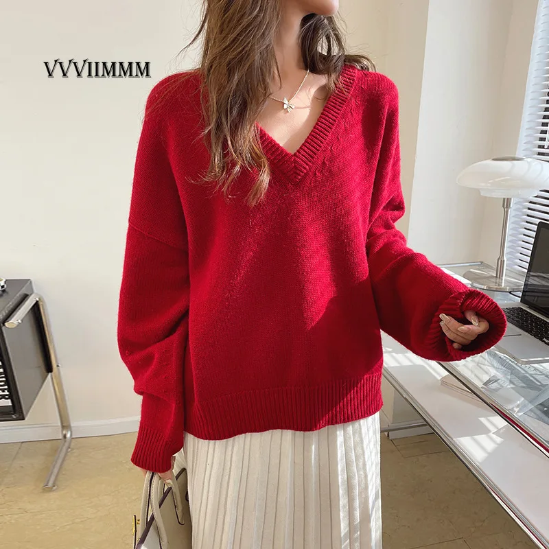 

Pullover Gothic Clothes Sweater Oversize Knit 2022 Fashion Women Clothing Traf New Women's Jumper Winter Dress Woman Y2k Top