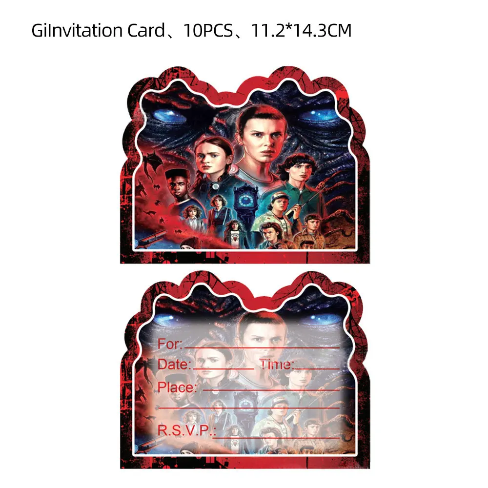 Товары для дня рождения очень странные дела скатерть нож вилка столовая посуда