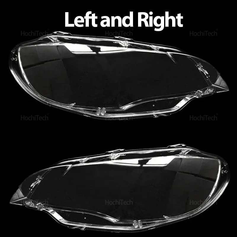 

Стекло автомобильной фары для BMW X6 X6M E71 2008-2014 X5M E70 2010 2011 2012 2013, прозрачный абажур, крышка объектива, прозрачный корпус лампы