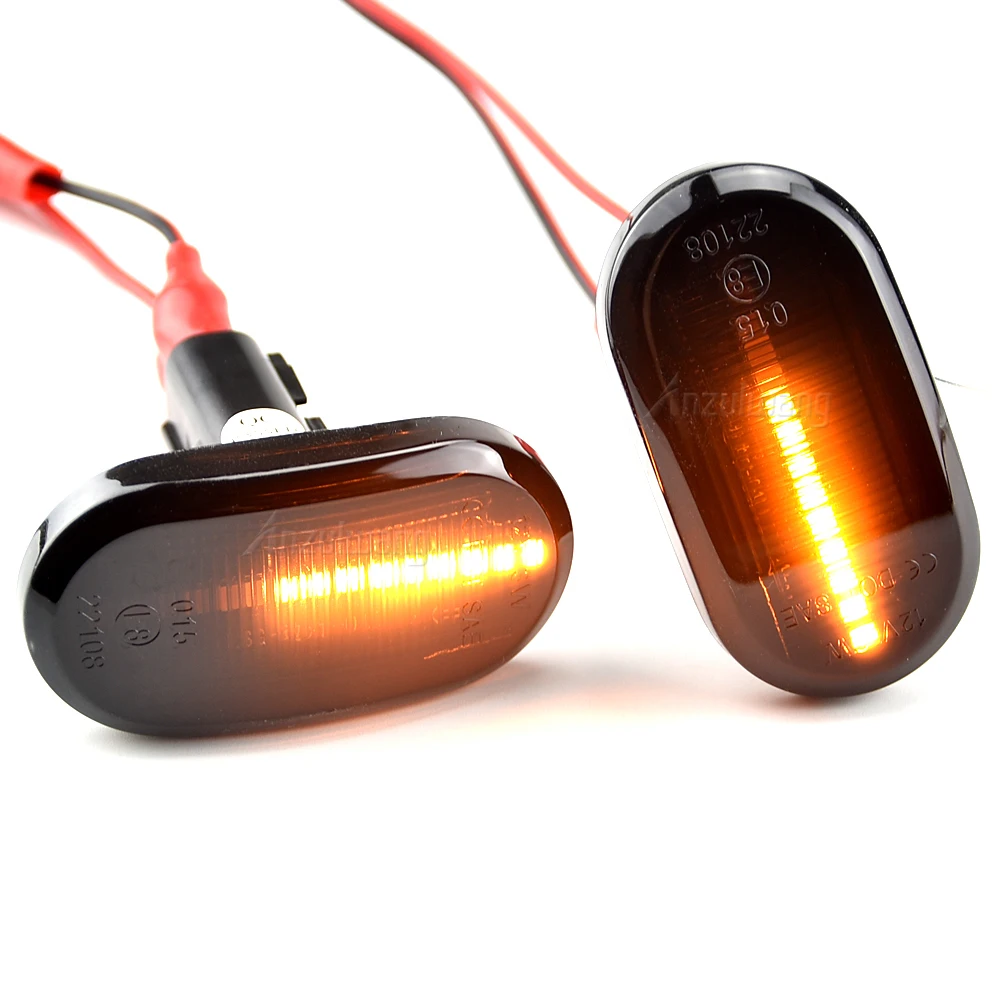 12 В мигающие автомобильные боковые габаритные фонари светодиодные указатели