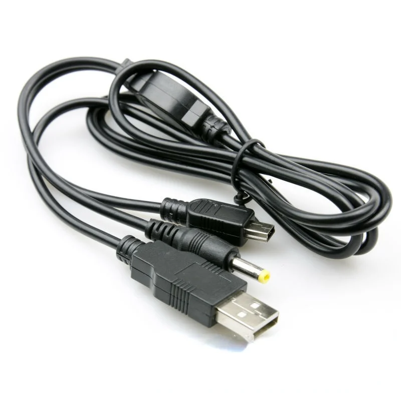 Cable de carga 2 en 1 para Sony PSP, Cable de datos...