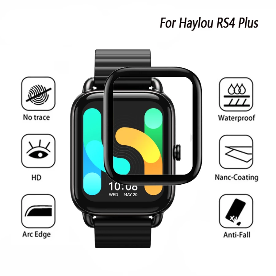

3D Curved Full Edge Soft Protective Film For Haylou RS4 Plus LS11 Screen Protector for Haylou RS4 LS12