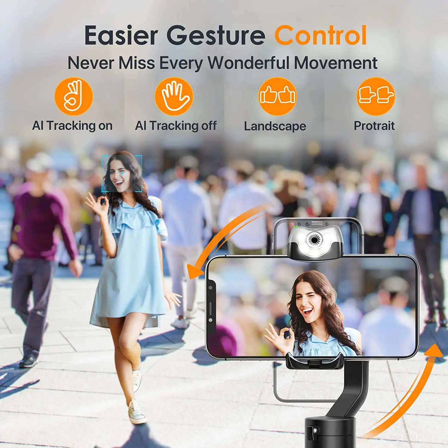 Hohem Official iSteady V2 Selfie Stick Gimbal Phone for Smartphones Xiaomi Redmi Huawei iPhone Samsung AI Handheld Stabilizer