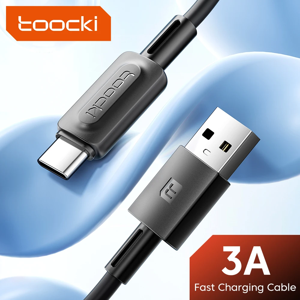 Toocki 3A USB-кабель типа C для Xiaomi 11 10 Huawei Samsung Oneplus Realme POCO мобильного телефона быстрая