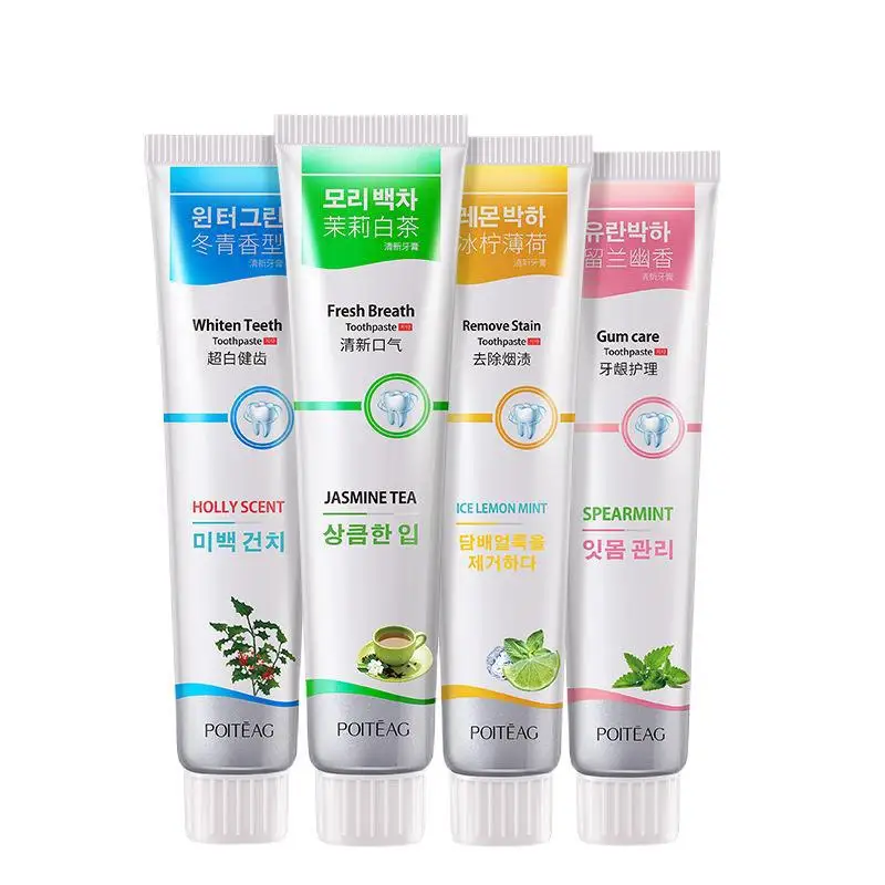 

Отбеливающая зубная паста с запахом падуба яшмина свежее дыхание Отбеливание зубов Гигиена полости рта зубная паста