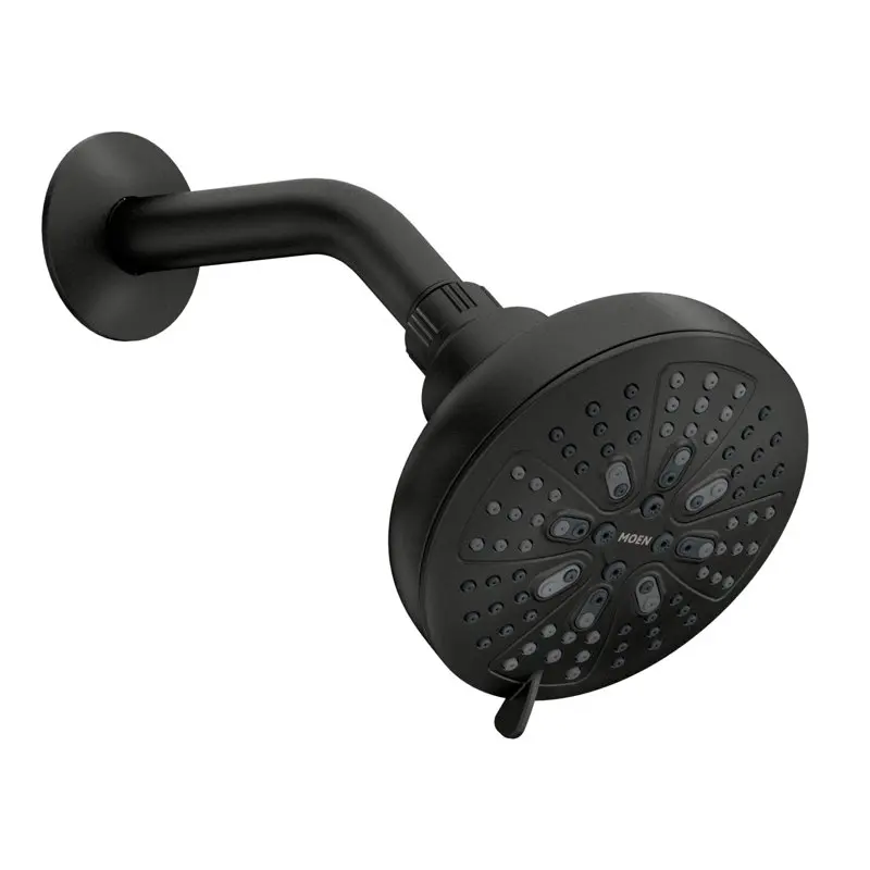 

Energetix Matte Black Showerhead with Eight Spray Functions, 200W0BL