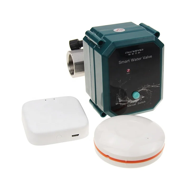 

Zigbee Valve Controller gateway and water leakage alarm electric remote control water valve