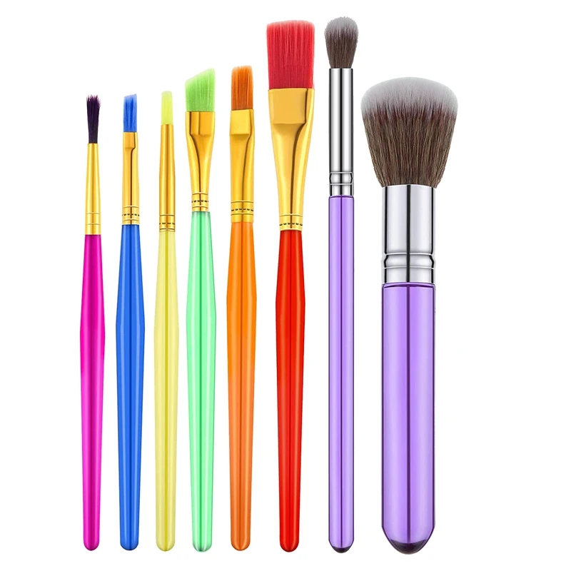 

8 Pcs Cake Decorating Brushes Tools Set Cookie Decoration Brushes Fondant Decorating Tools Fondant Decoration Supplies