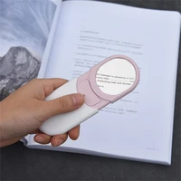 handheld 10x magnifying glass led lights portable lighted magnifier students watchmaker magnification supplies magnifying lens