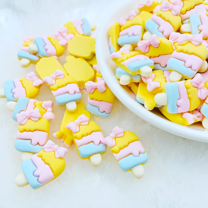 10 шт. Новый мини мультяшный милый фруктовый палочка с плоским основанием Кабошон