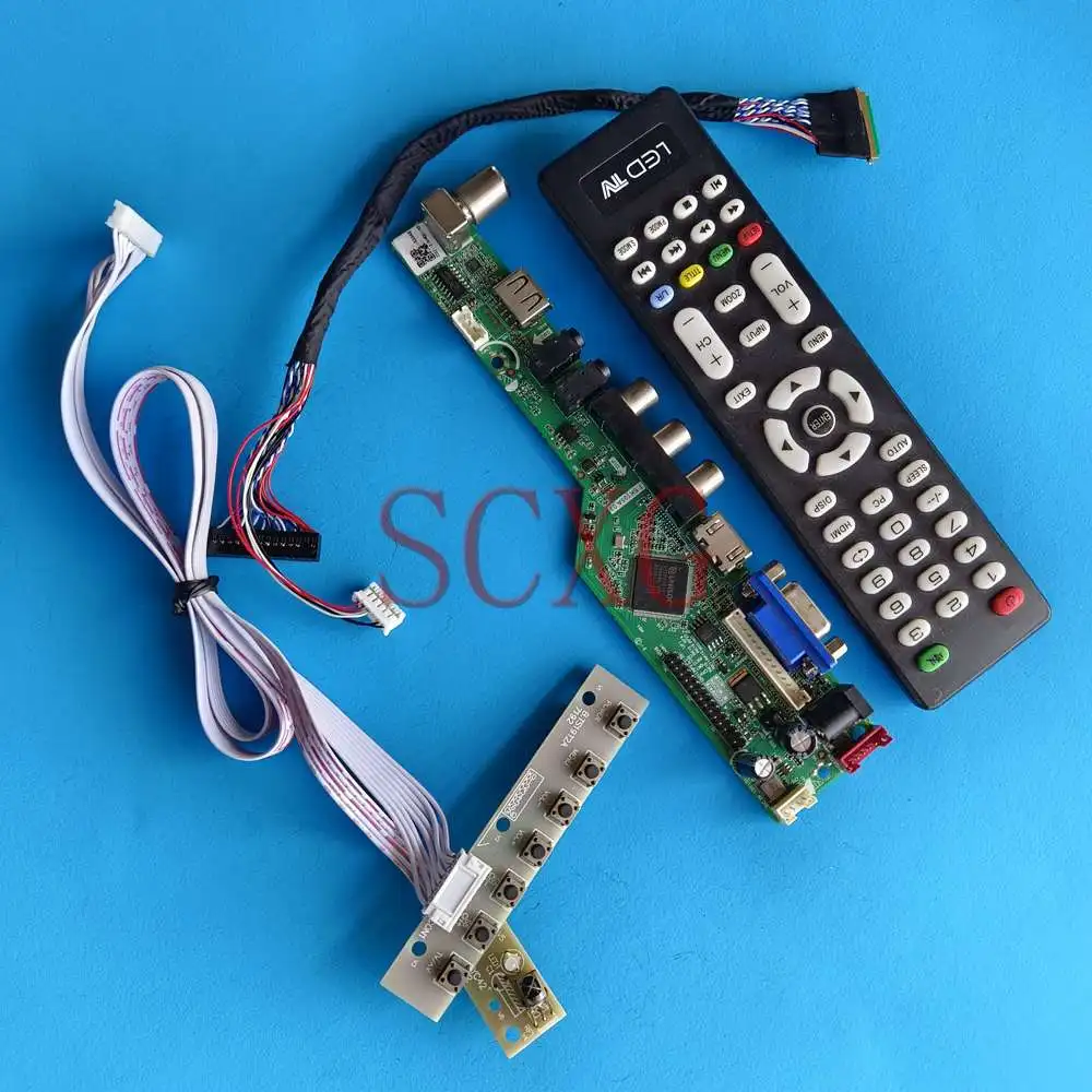 

Комплект для B116XW03 V1 плата контроллера 40 Pin LVDS 1366 768 VGA AV USB HDMI-совместимый аналоговый ТВ-сигнал 11,6 "панель ноутбука