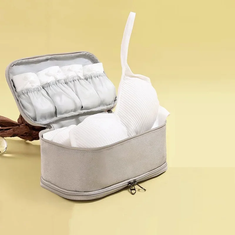 

New Underwear Travel Packing Cube Bag Portable Large Capacity Bra Socks Accessories Washable Multi-Layer Sundries Storage Pack