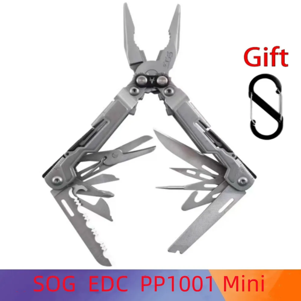 

Многофункциональный мини-инструмент SOG EDC PP1001, плоскогубцы, складные ручные инструменты, для кемпинга, палатки, отвертки для путешествий, ин...