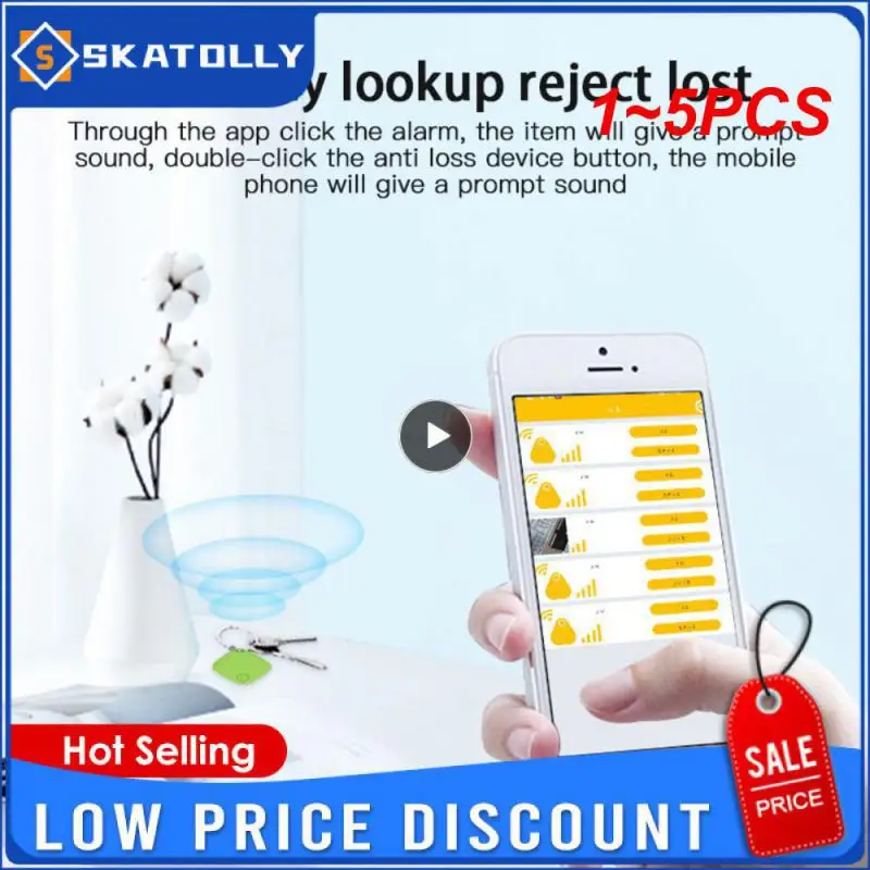 

1~5PCS Portable Anti-lost Keychain Key Finder Device Mobile Phone Lost Alarm Two-way Finder Artifact Smart Tag GPS