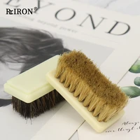 riron high quality bristle men beard brush salon barber facial mustache cleaning shaver brush tool