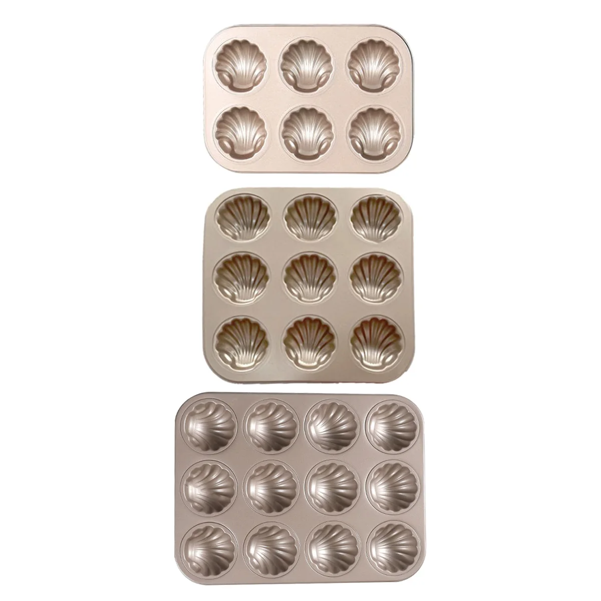 

Форма для выпечки Мадлен, 12 ячеек, форма для конфет из пищевой углеродистой стали, форма для торта, форма для Мадлен, форма в виде ракушки