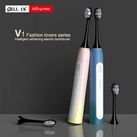 powerful ultrasonic sonic electric toothbrush usb charger rechargeable toothbrush washable electric whitening toothbrush wdd a63