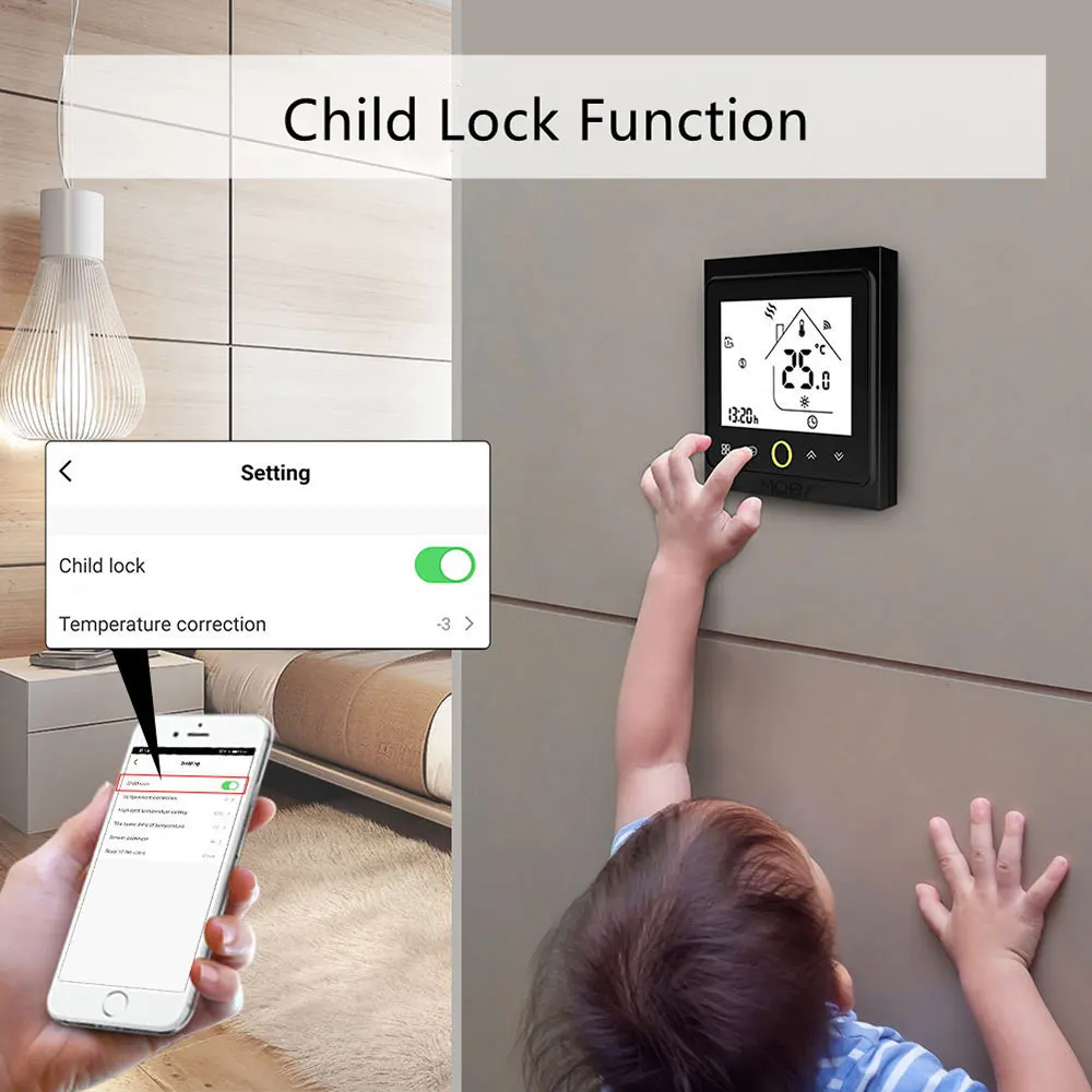 Умный термостат для теплого пола с Wi-Fi |