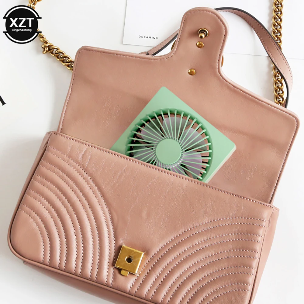 Настольный вентилятор с USB маленький электрический бесшумный портативный