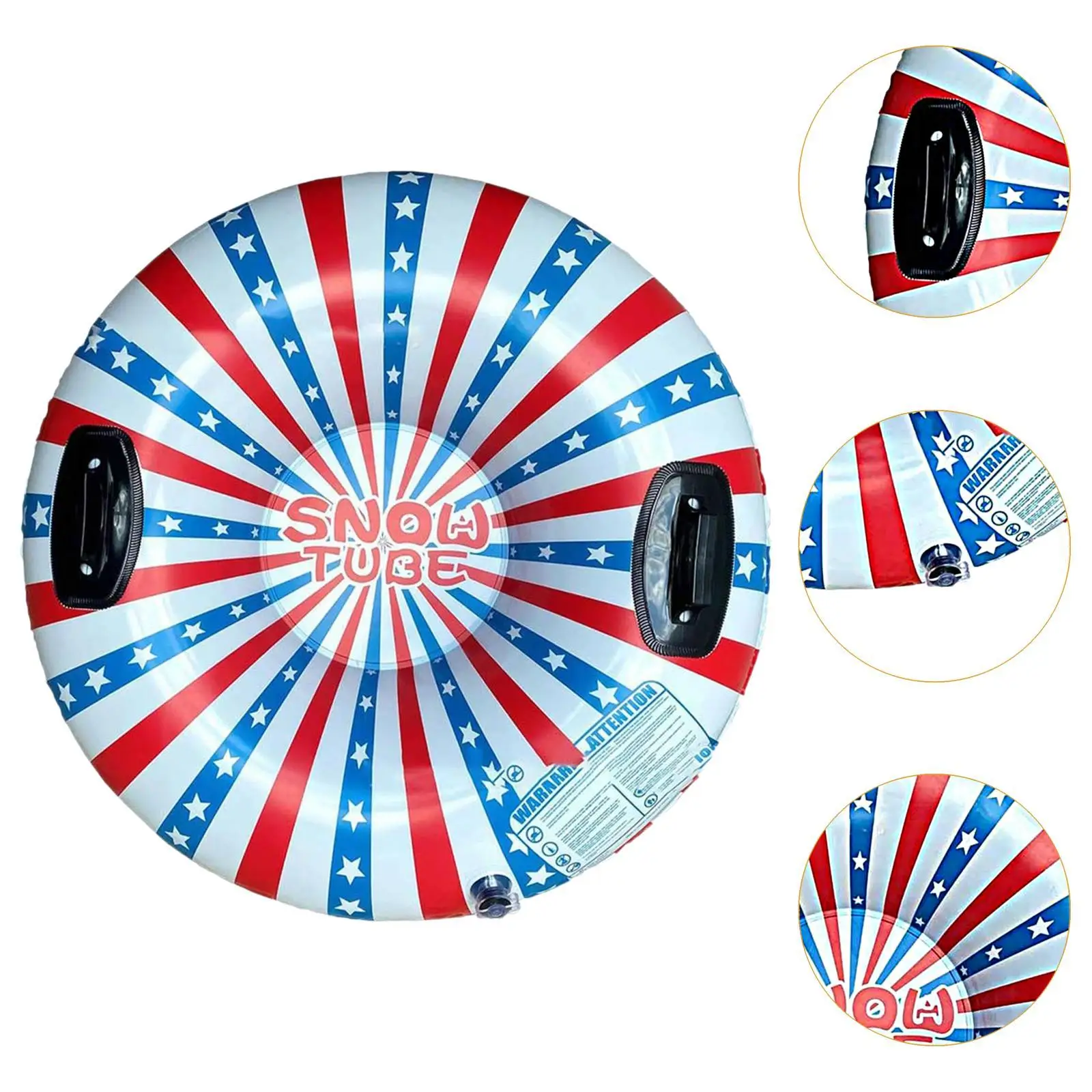 Надувные снежные сани для детей и взрослых аксессуары подарка снега с ручками