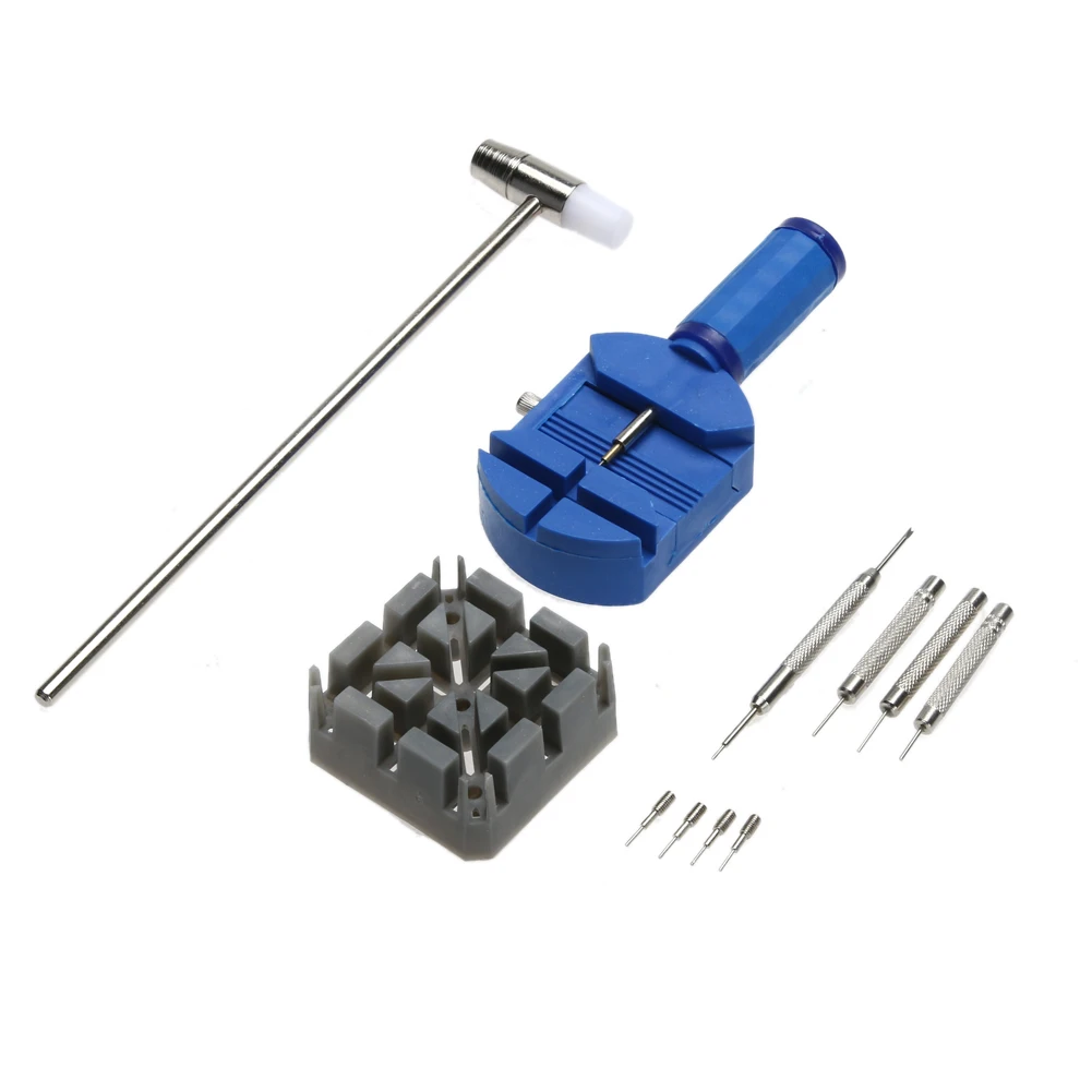 

11Pcs/set Watch Link For Band Slit Strap Bracelet Chain Pin Remover Adjuster Repair Tool Kit For Men Women Watch
