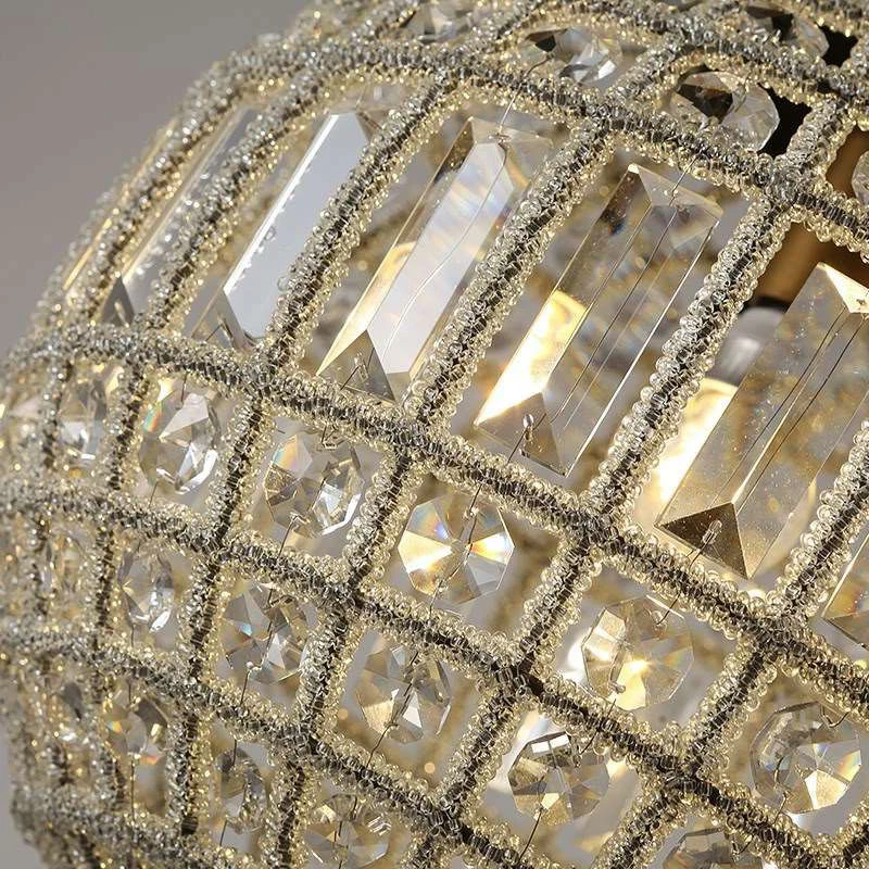 Хрустальная люстра K9 в французском средневековом дворцовом стиле сферическая