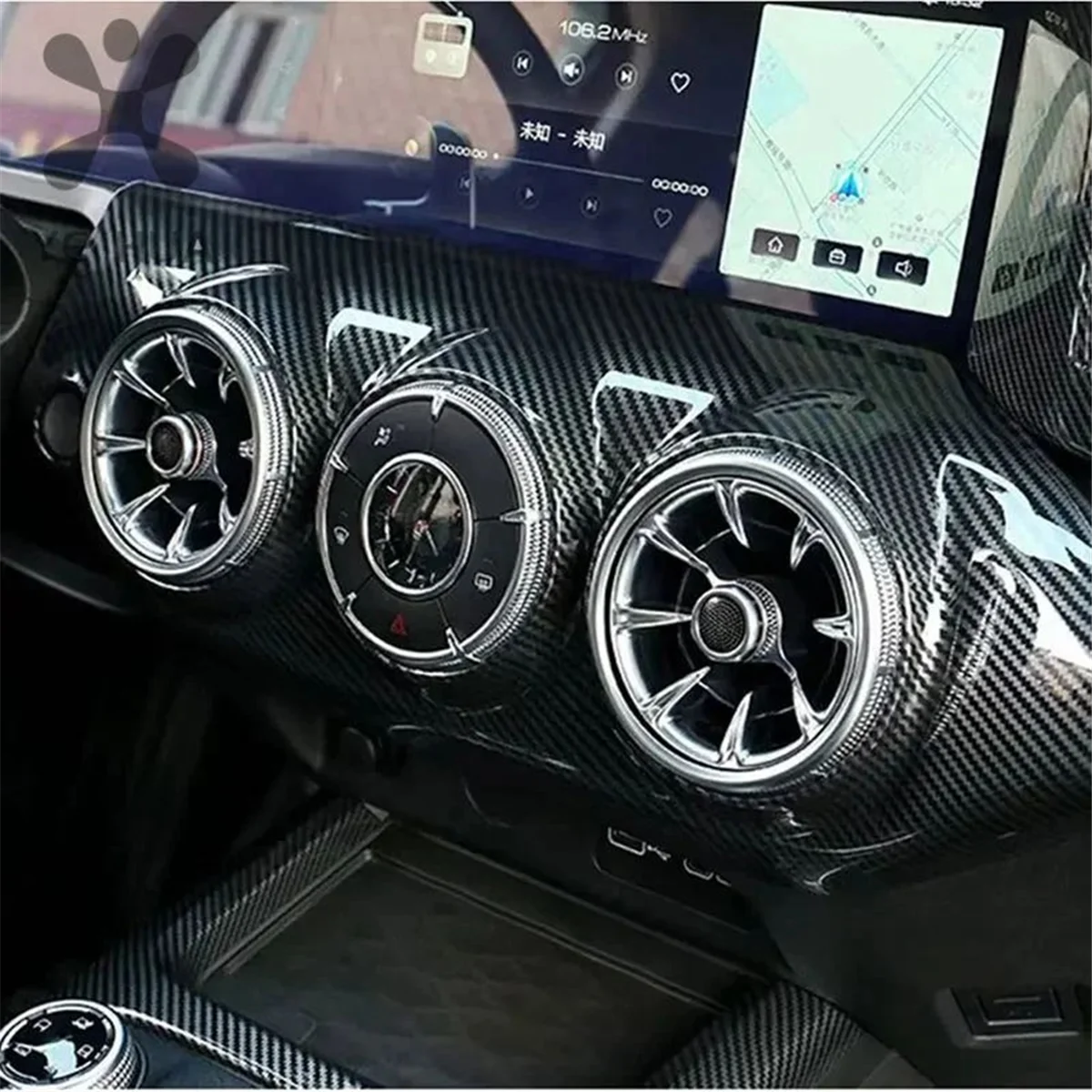 Накладка на панель центрального управления автомобиля автомобильные аксессуары