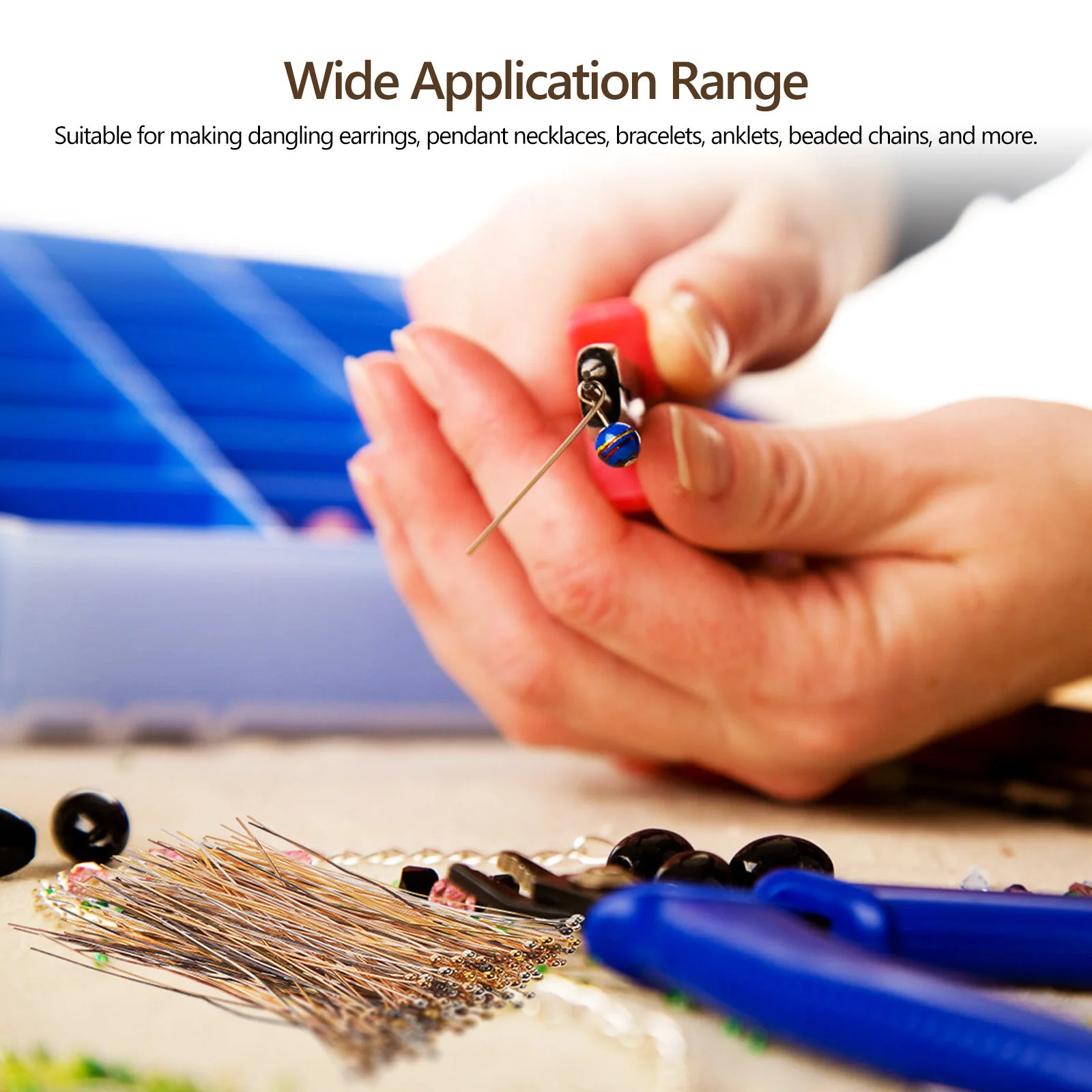 Earring Studs Metal Needles Jewelry Making Craft Earring-making Connected Beaded