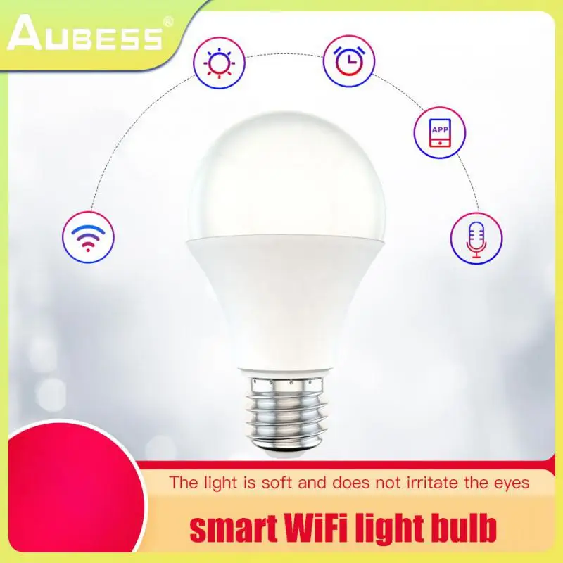 

Smart Light Bulb Dimmable Timing Control Wifi Bulb Voice Control 9w Led Light Bulb Work With Alexa Google Home E27 E26 B22