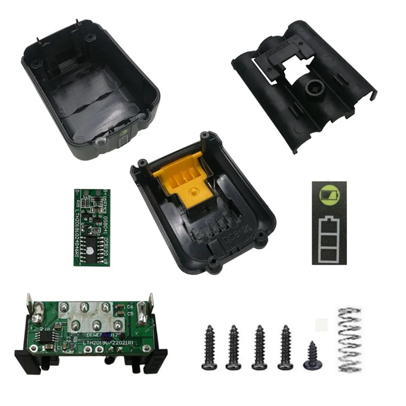 1Pcs DCB120 Battery Plastic Case PCB Charging Protection Circuit Board for DeWalt 10.8V 12V Li-Ion Dcb125 Dcb127