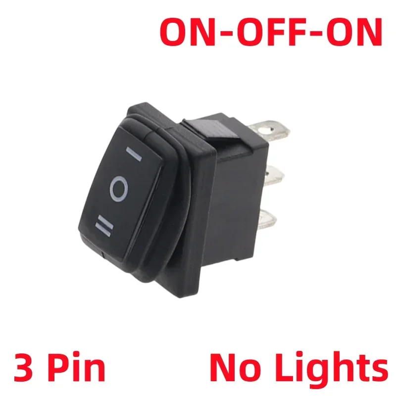 

Водонепроницаемый кулисный переключатель KCD1 3-контактный зеленый 250В/6А